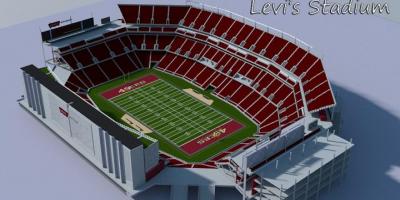 Levi's stadium mapa 3d
