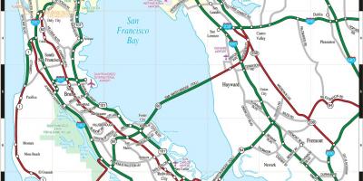 Mapa de la bahía de San Francisco