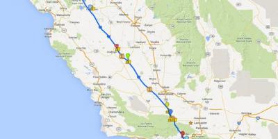 Mapa de San Francisco de conducción tour