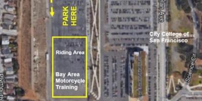 Mapa de SF aparcamiento de motos