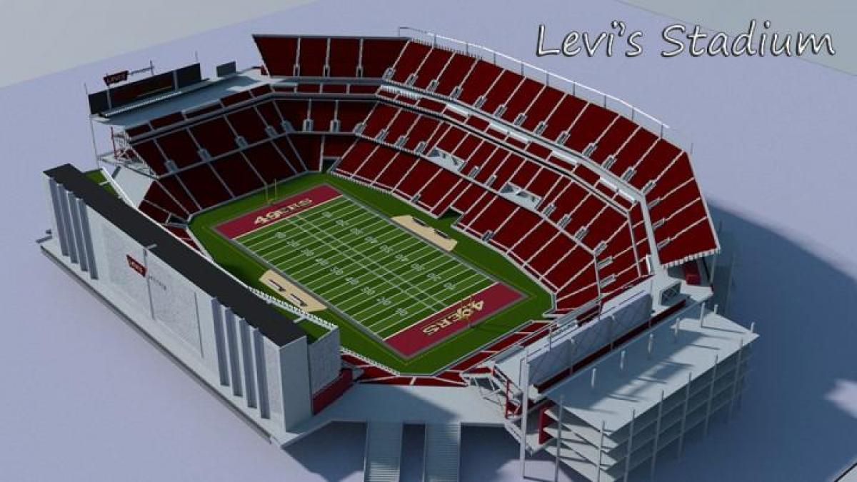 levi's stadium mapa 3d