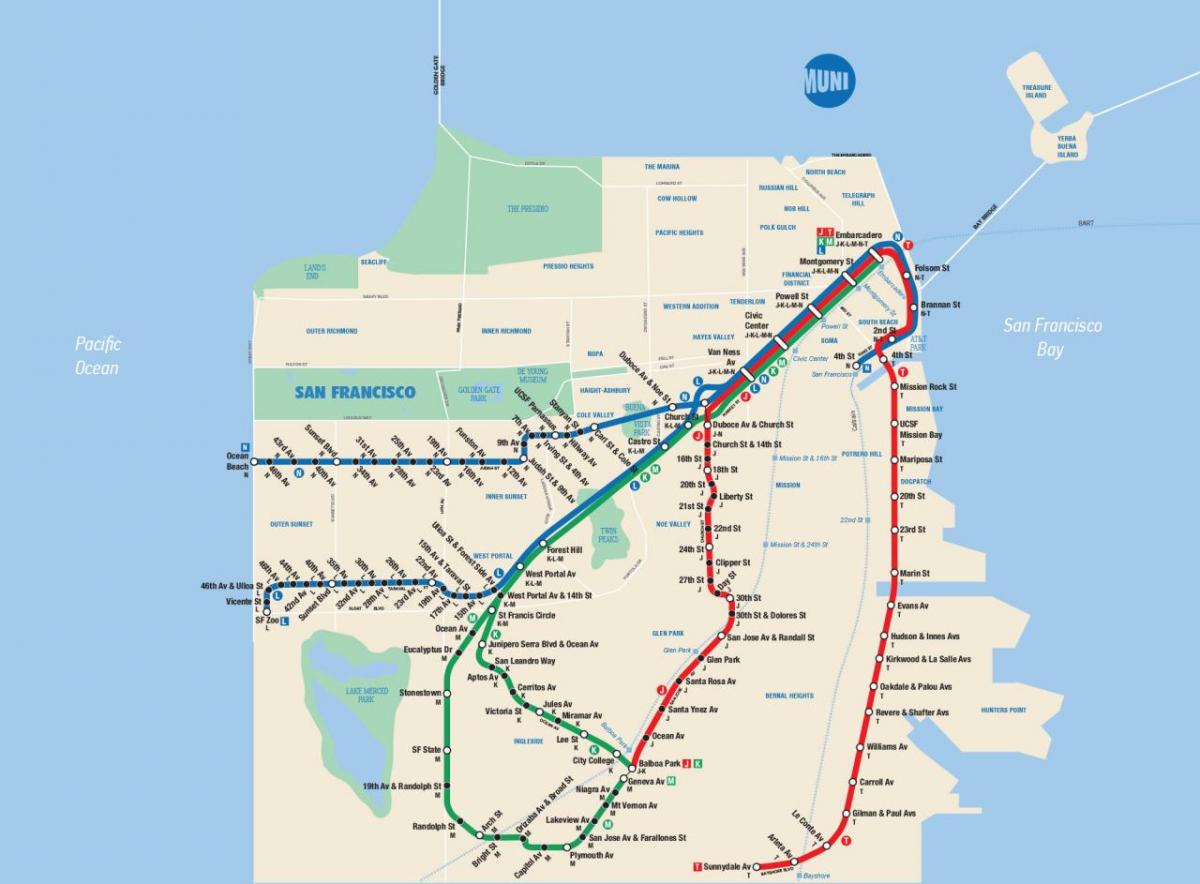 Mapa de la muni de San Francisco de la aplicación