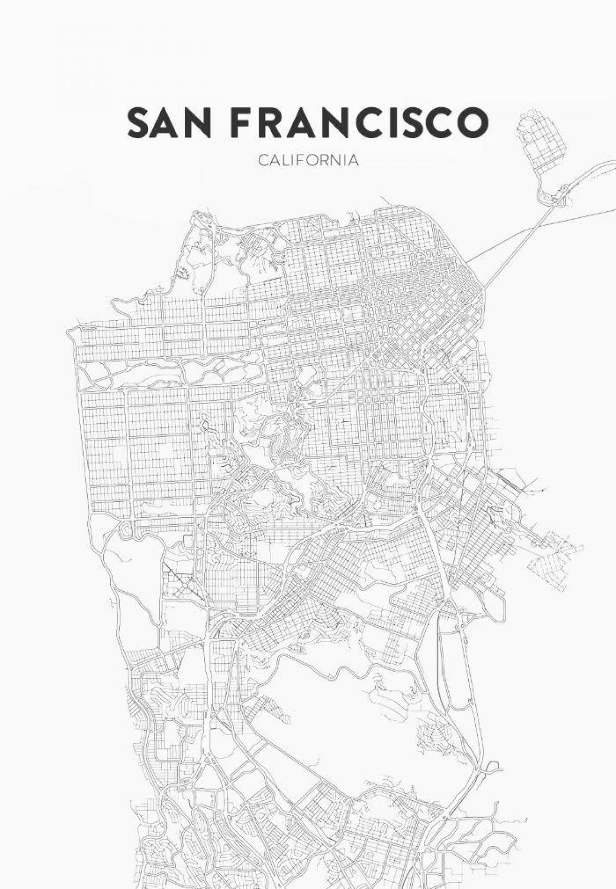 imprime el mapa de San Francisco