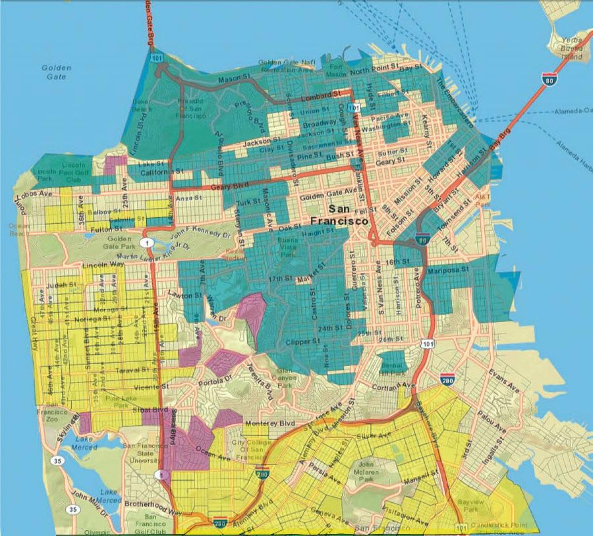 Mapa de San Francisco sig