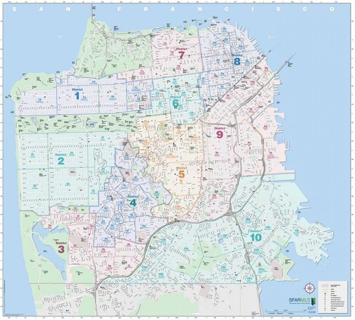 San Francisco de la mls mapa
