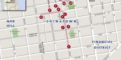 Mapa de chinatown de San Francisco