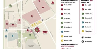 Levi's stadium de entrada mapa