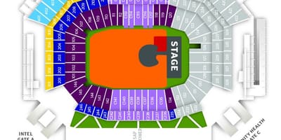 Levi's stadium de suite de mapa