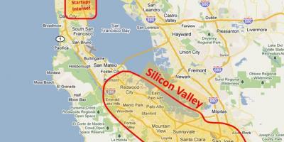 Silicon valley mapa de 2016