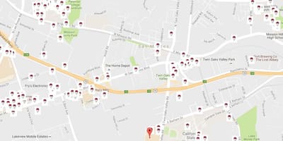 Mapa de San Francisco cervecerías