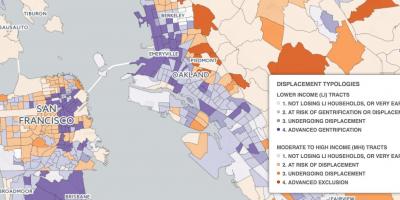 Mapa de San Francisco de la gentrificación