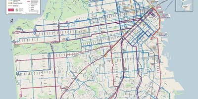 SF muni bus mapa