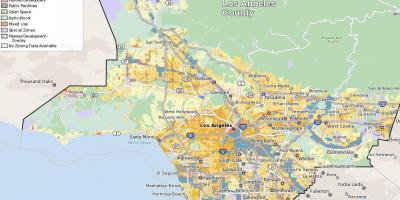 Mapa de San Francisco de zonificación 