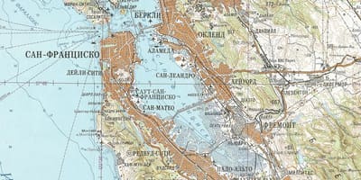 Mapa de la urss San Francisco